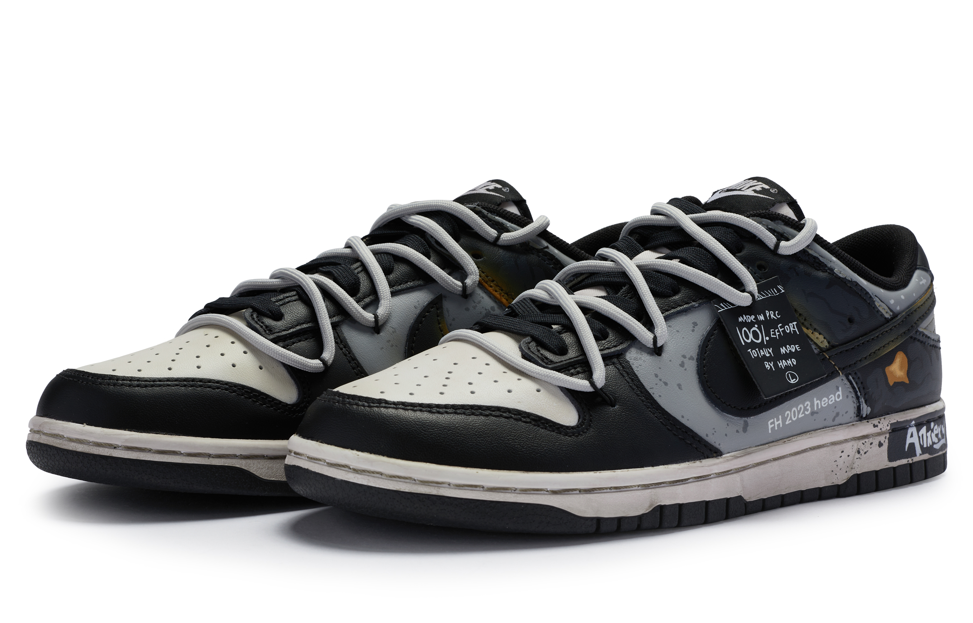 Lookbook [Zapatillas Personalizadas] Nike Dunk Low 'Terapia de Ansiedad' DD1391-100(TeamR男款焦虑)