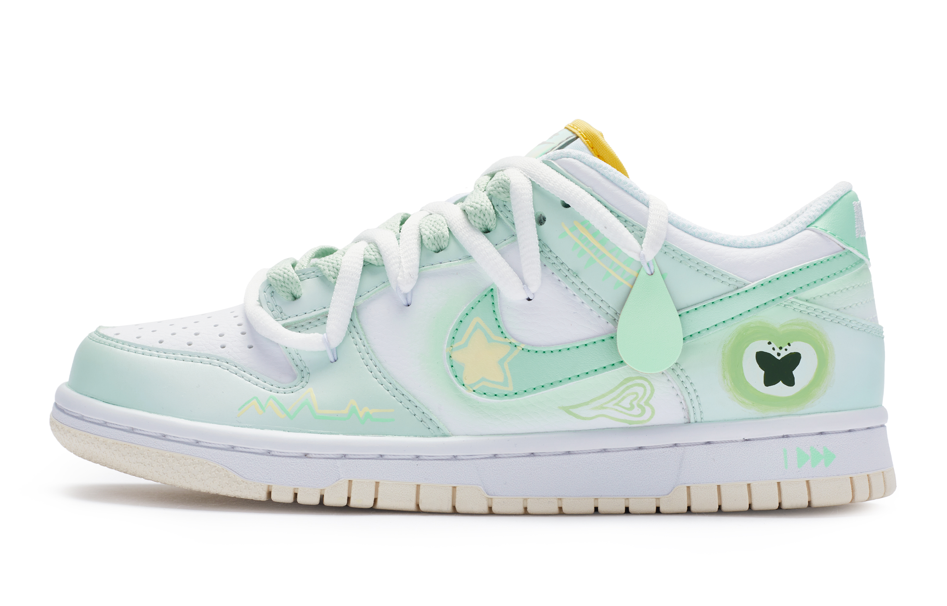 [Custom Shoes] Nike Dunk Low 'Apple Core Dream Page 7'