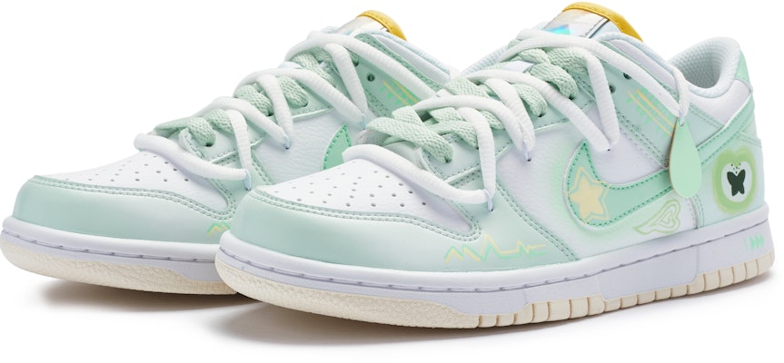 【カスタムシューズ】ナイキダンクロー『アップルコアドリームページ7』 FJ7707-131(Team80-女款苹果核梦核白绿黄) Lookbook 【カスタムシューズ】ナイキダンクロー『アップルコアドリームページ7』 FJ7707-131(Team80-女款苹果核梦核白绿黄)