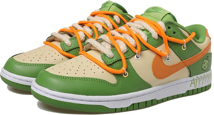 Zapatillas Nike Dunk Low 'Apple Smiley Deconstruidas Blanco-Verde' DJ6188-300(Team拾玖--复古苹果男) Lookbook Zapatillas Nike Dunk Low 'Apple Smiley Deconstruidas Blanco-Verde' DJ6188-300(Team拾玖--复古苹果男)
