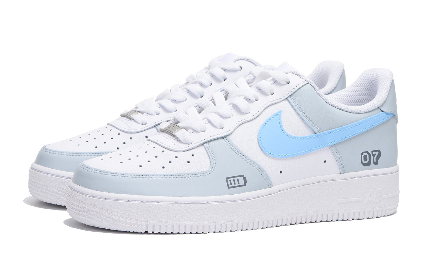 [Custom Shoes] Nike Dunk Low 'Arcade Vibe Grey-Blue' 圖 3