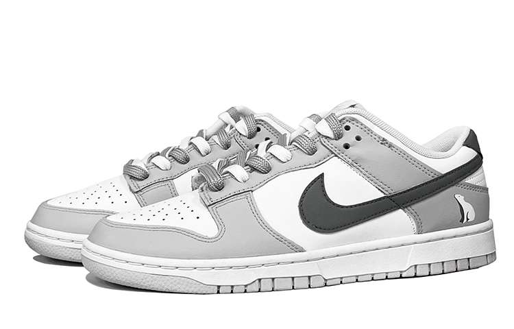 Lookbook [定制鞋] Nike Dunk Low '极地灰白' DV0831-101(TeamK-北极)
