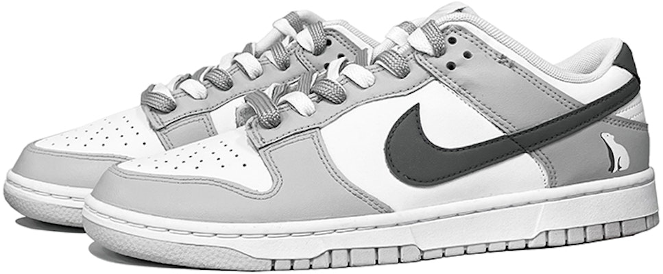 【カスタムシューズ】ナイキ ダンク ロー 'アークティック グレー-ホワイト' DH9765-102(TeamK-北极) Lookbook 【カスタムシューズ】ナイキ ダンク ロー 'アークティック グレー-ホワイト' DH9765-102(TeamK-北极)