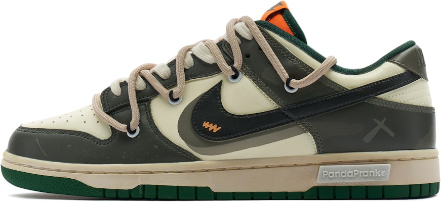 【訂製球鞋】Nike Dunk Low 熊貓惡作劇 叢林穿越 荒野礦石 軍綠復古 莫蘭迪 百搭 低筒 板鞋 男款 灰綠 Buy 【訂製球鞋】Nike Dunk Low 熊貓惡作劇 叢林穿越 荒野礦石 軍綠復古 莫蘭迪 百搭 低筒 板鞋 男款 灰綠