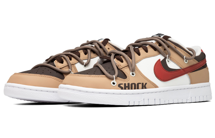 Lookbook [Zapatos Personalizados] Nike Dunk Low 'Astronauta Amarillo-Marrón' DJ6188-101(Team24-男款宇航员)