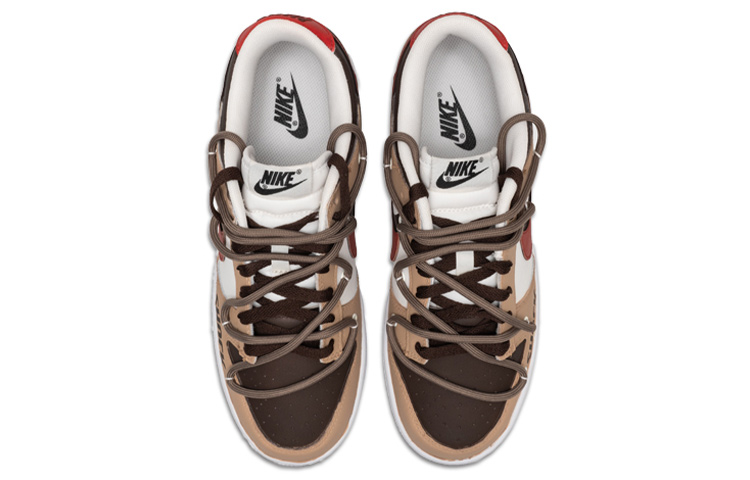 Shop [Zapatos Personalizados] Nike Dunk Low 'Astronauta Amarillo-Marrón' DJ6188-101(Team24-男款宇航员)