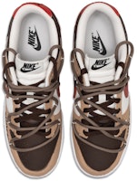 【定製球鞋】Nike Dunk Low 宇航員 月球 雙鉤 解構綁帶 簡約潮流 低幫 板鞋 男款 黃棕 Shop 【定製球鞋】Nike Dunk Low 宇航員 月球 雙鉤 解構綁帶 簡約潮流 低幫 板鞋 男款 黃棕