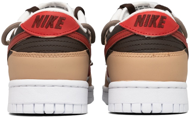 【定製球鞋】Nike Dunk Low 宇航員 月球 雙鉤 解構綁帶 簡約潮流 低幫 板鞋 男款 黃棕 Purchase 【定製球鞋】Nike Dunk Low 宇航員 月球 雙鉤 解構綁帶 簡約潮流 低幫 板鞋 男款 黃棕