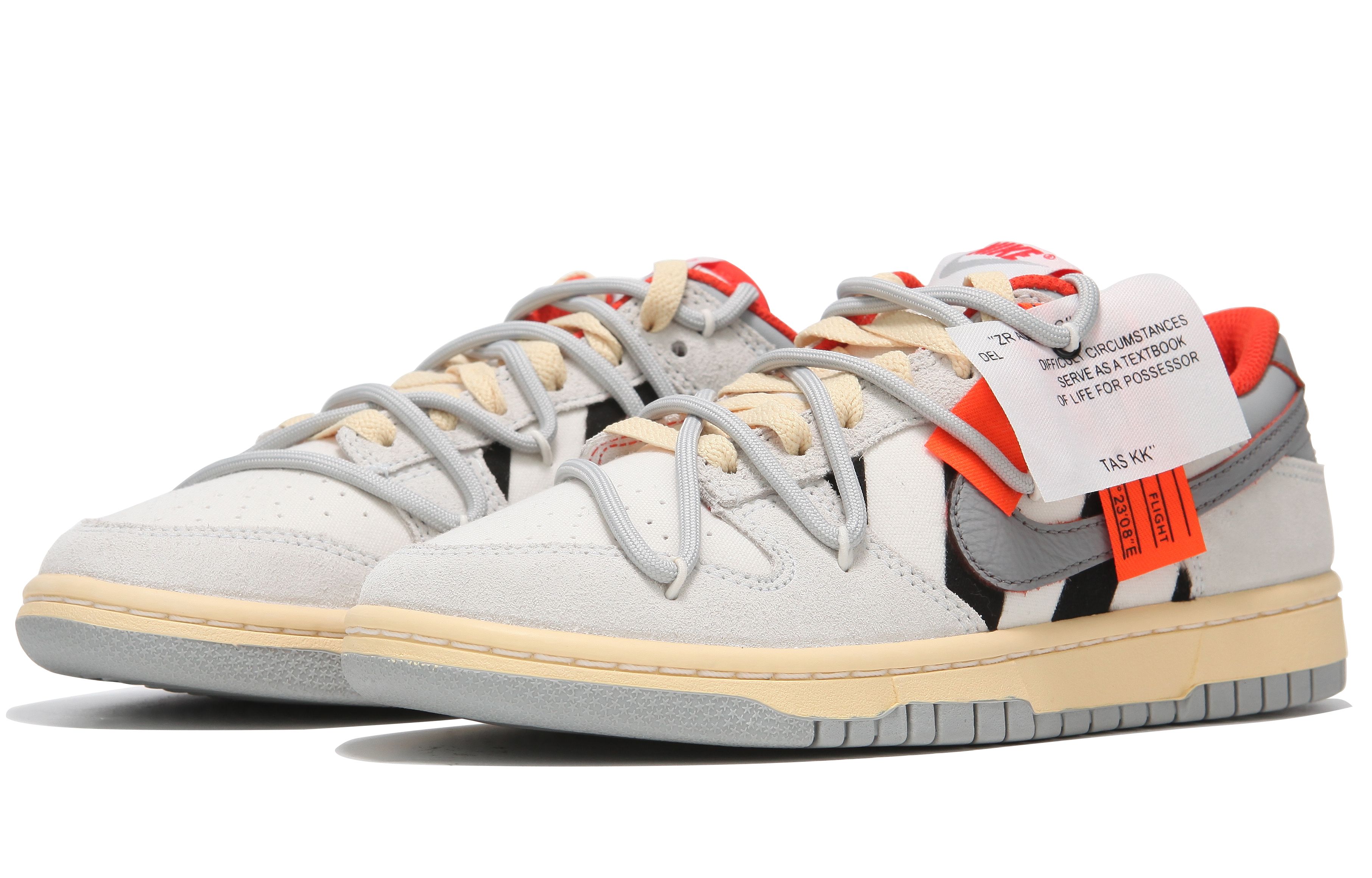 Lookbook [Zapatos Personalizados] Nike Dunk Low 'Departamento Atlético Gris Naranja' FJ5429-133-484998