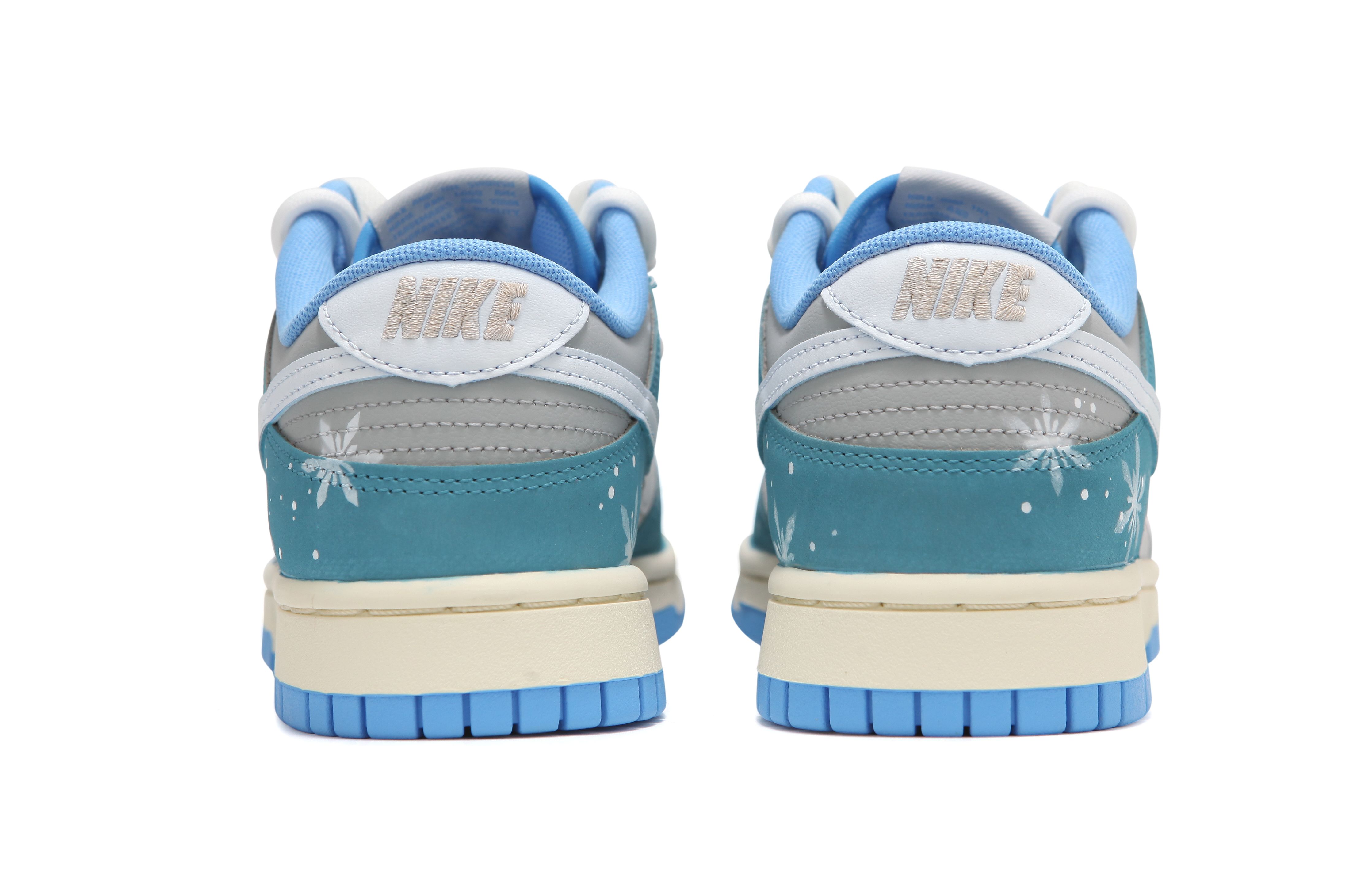 Shop [Kasut Custom] Nike Dunk Low 'Jabatan Atletik - Gelombang Haba Serpihan Salji' FN7488-133(Team24-男女款冰雪S-BOX)