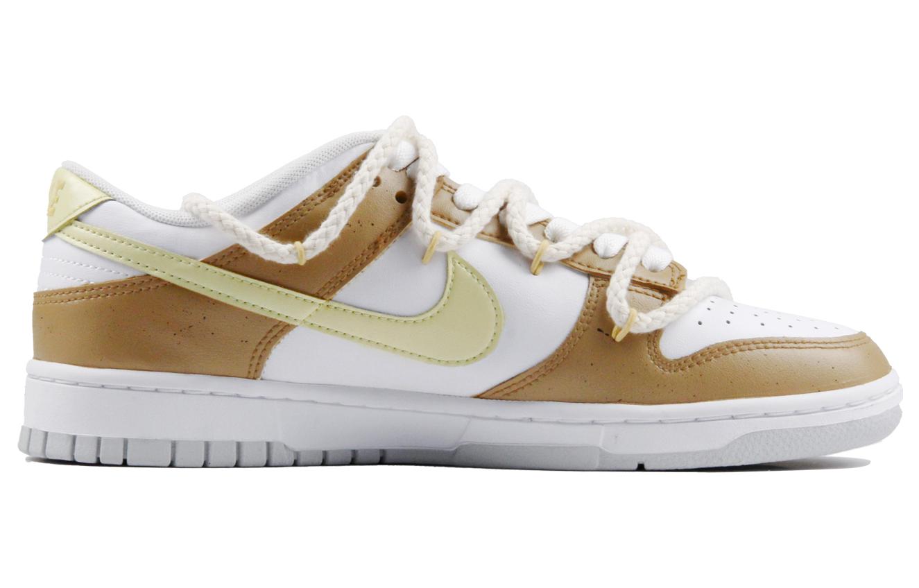 Order 【訂製球鞋】Nike Dunk Low 秋日美拉德 生酪拿鐵 奶酪 解構雙勾 百搭 低筒 板鞋 GS 黃棕