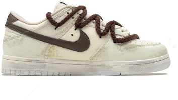 【訂製球鞋】Nike Dunk Low 秋天的時尚配搭 美拉德風 復古舊化 高街塗鴉 限量鞋盒 低筒 滑板鞋 男款 白棕色 Lookbook 【訂製球鞋】Nike Dunk Low 秋天的時尚配搭 美拉德風 復古舊化 高街塗鴉 限量鞋盒 低筒 滑板鞋 男款 白棕色
