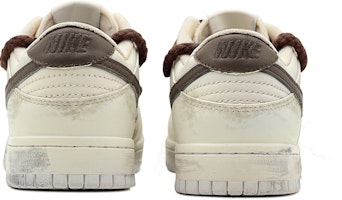 【訂製球鞋】Nike Dunk Low 秋天的時尚配搭 美拉德風 復古舊化 高街塗鴉 限量鞋盒 低筒 滑板鞋 男款 白棕色 Purchase 【訂製球鞋】Nike Dunk Low 秋天的時尚配搭 美拉德風 復古舊化 高街塗鴉 限量鞋盒 低筒 滑板鞋 男款 白棕色