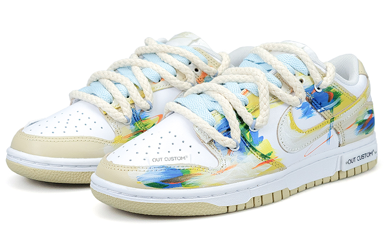 Lookbook [Zapatos Personalizados] Nike Dunk Low 'Autumn Monet Deconstructed' DV0833-100-478373