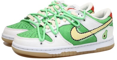 나이키 덩크 로우 '아보카도 더블 스우시' (흰/노) DX3363-100(Team拾玖-牛油果双钩S-BOX) Lookbook 나이키 덩크 로우 '아보카도 더블 스우시' (흰/노) DX3363-100(Team拾玖-牛油果双钩S-BOX)