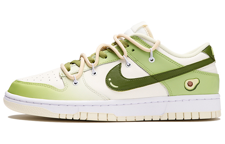 Buy [定制鞋] 耐克Dunk Low '牛油果氛围' DJ6188-100(TeamThree-男款牛油果绿白)