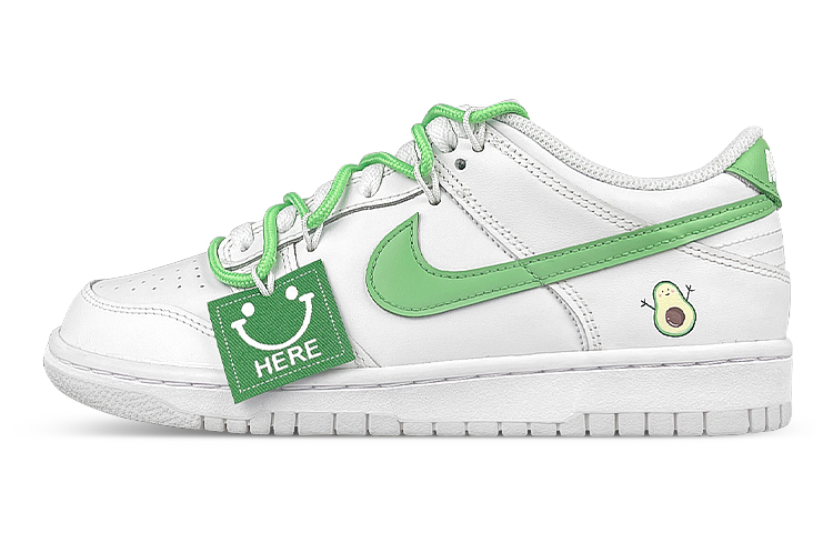 Buy 【カスタムシューズ】ナイキ ダンク ロー「アボカド ホワイト-グリーン」 DV0831-101(Team47-男牛油果SBOX)