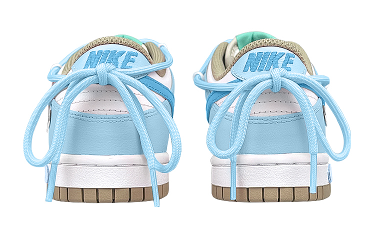 Purchase [Custom Shoes] Nike Dunk Low 'Baby Blue Deconstructed Double Lace'