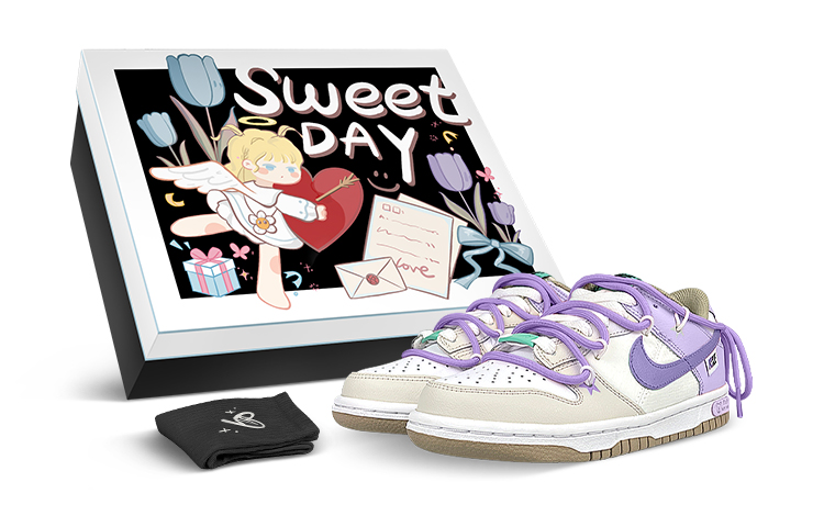 Buy [Zapatillas Personalizadas] Nike Dunk Low 'Baby Purple Deconstructed' DX6063-131(Team叁-女Baby紫SBOX)