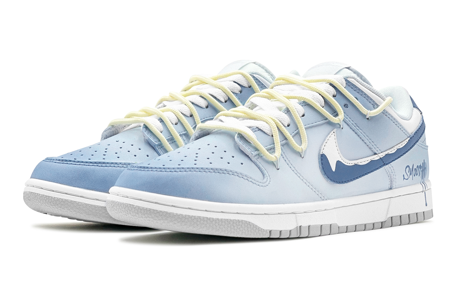 Buy [Custom Shoes] Nike Dunk Low 'Back to School Smog Blue' - Novelship