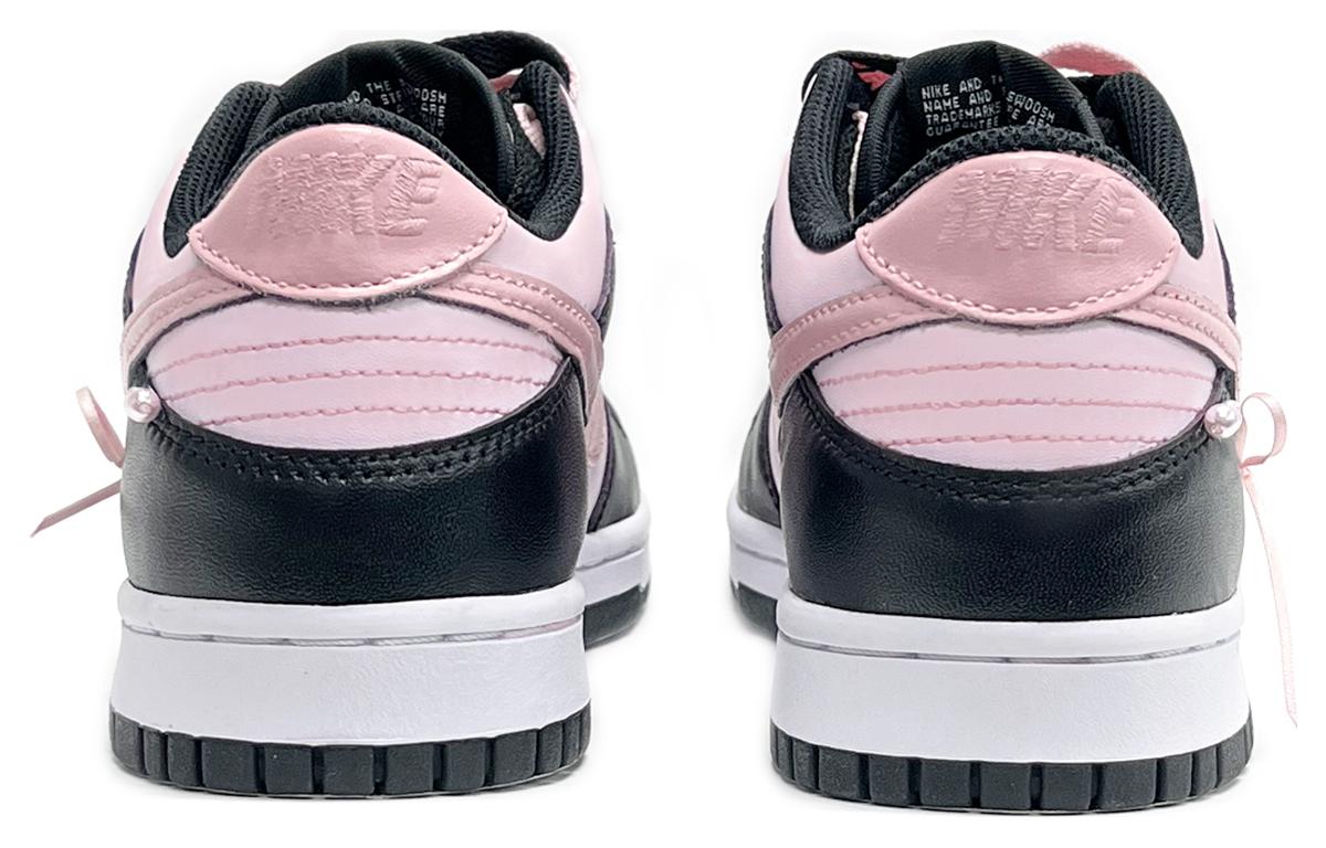 Shop [定制鞋] 耐克Dunk Low '芭蕾女孩粉黑' CW1590-100(TeamTwo-东京芭蕾S-BOX)
