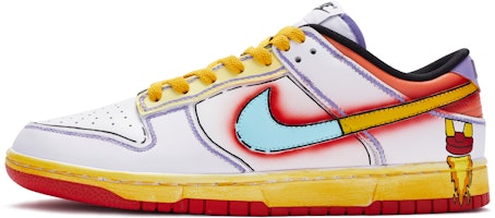 【定制球鞋】 Nike Dunk Low BIGNIU 做舊 熱氣球 手繪噴繪 防滑耐磨 低幫 板鞋 男女同款 白黃紅藍 Buy 【定制球鞋】 Nike Dunk Low BIGNIU 做舊 熱氣球 手繪噴繪 防滑耐磨 低幫 板鞋 男女同款 白黃紅藍