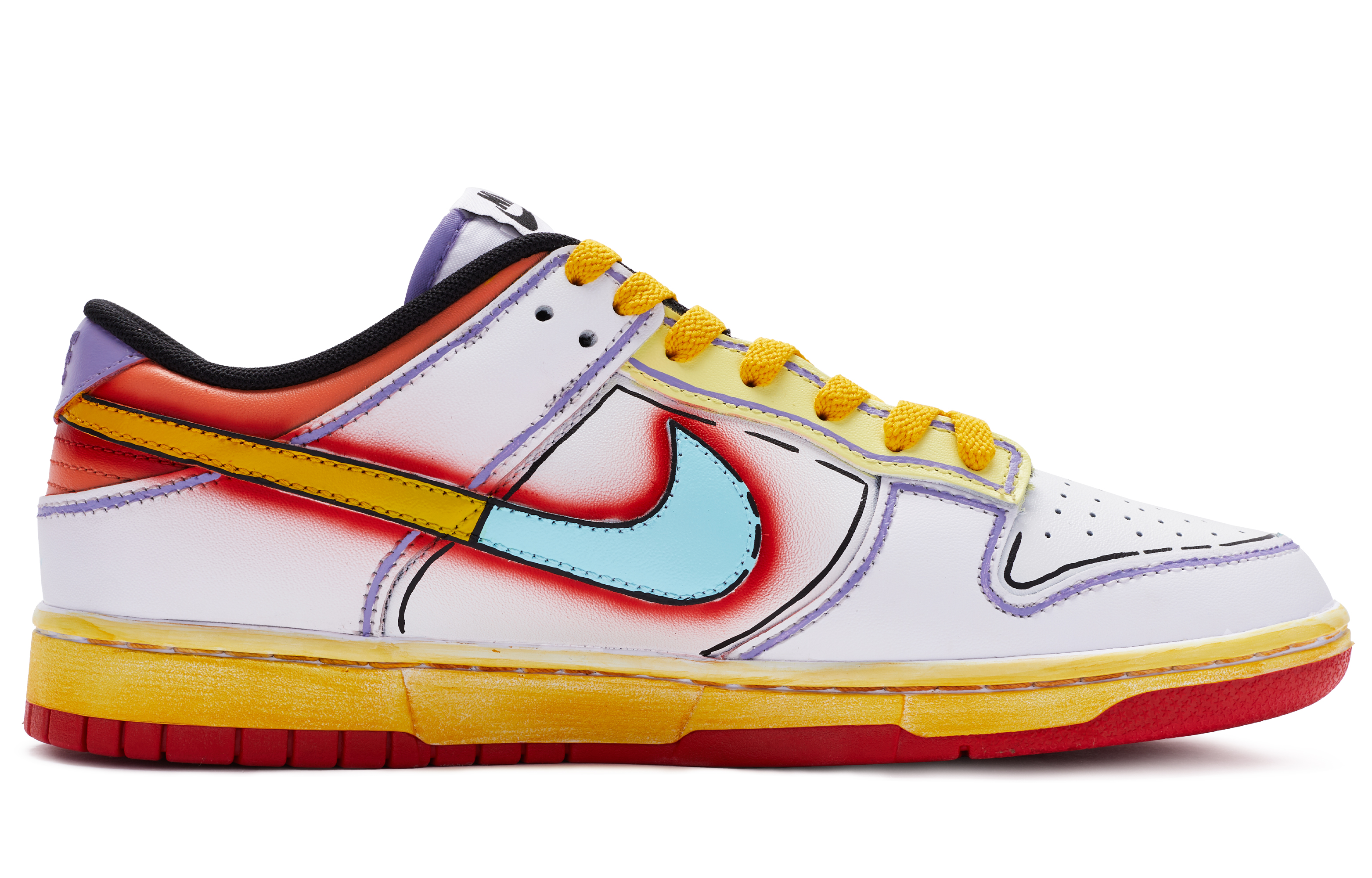 [Custom Shoes] Nike Dunk Low 'Balloon Hand Painted' 圖 2