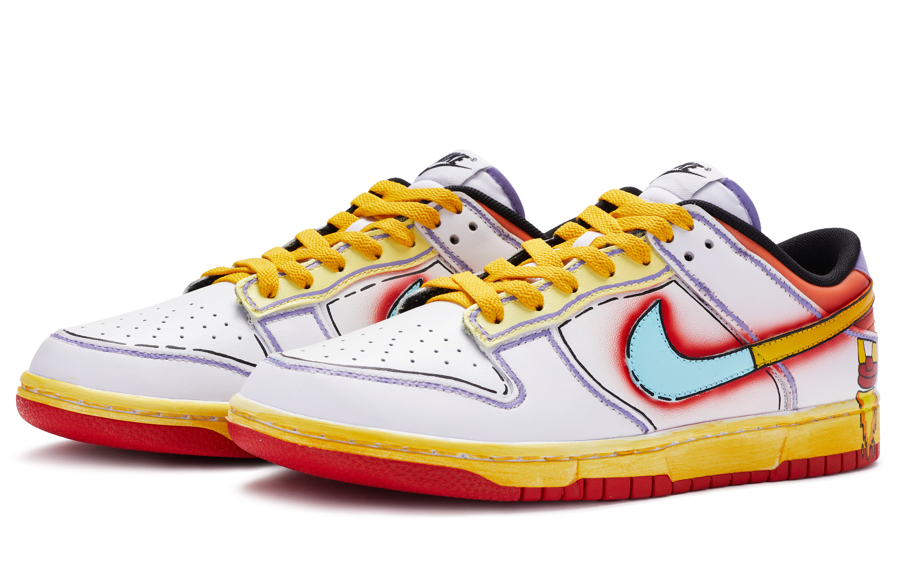 [Custom Shoes] Nike Dunk Low 'Balloon Hand Painted' 圖 3