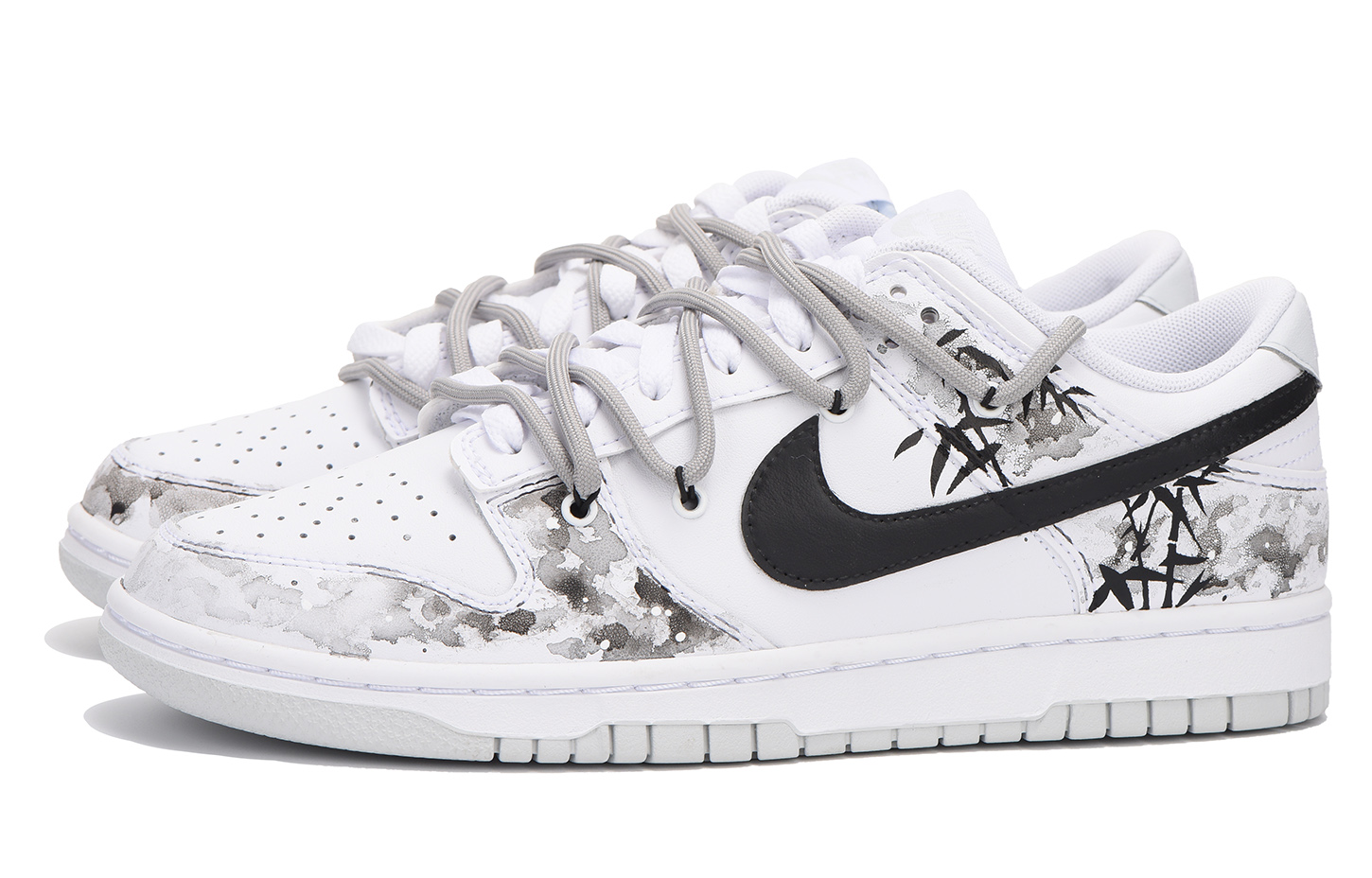 [Custom Shoes] Nike Dunk Low 'Bamboo Ink Grey' 圖 3