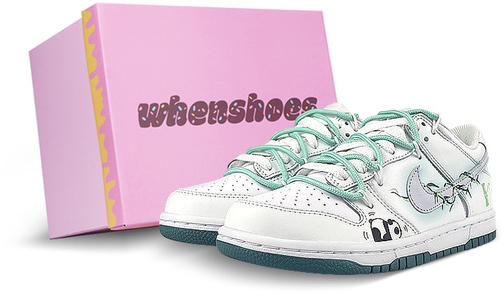 custom-shoes-nike-dunk-low-bamboo-panda-graffiti