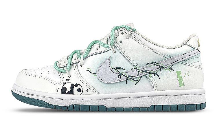 Order [Zapatos Personalizados] Nike Dunk Low 'Graffiti de Panda de Bambú' FD9911-101(Team叁-女熊猫竹解构SBOX)