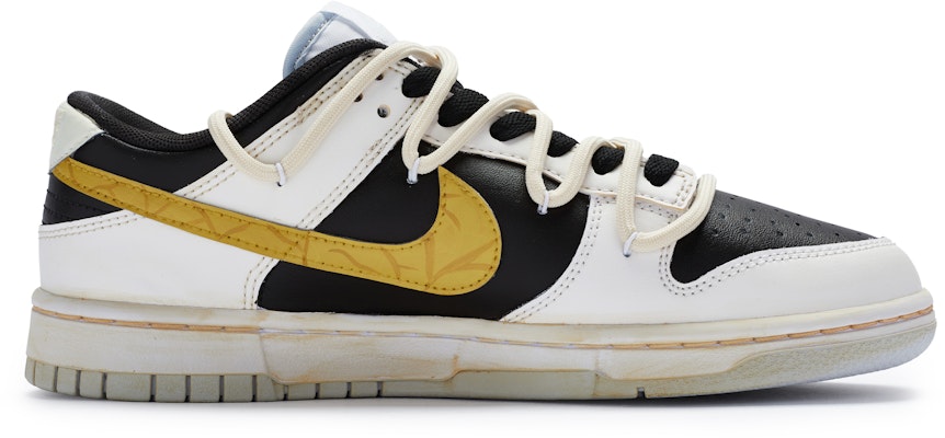 【定製球鞋】 Nike Dunk Low 811製造 香蕉烤奶 清爽簡約 夏日飲品 解構 手繪 低幫 板鞋 GS 白黑黃 Order 【定製球鞋】 Nike Dunk Low 811製造 香蕉烤奶 清爽簡約 夏日飲品 解構 手繪 低幫 板鞋 GS 白黑黃