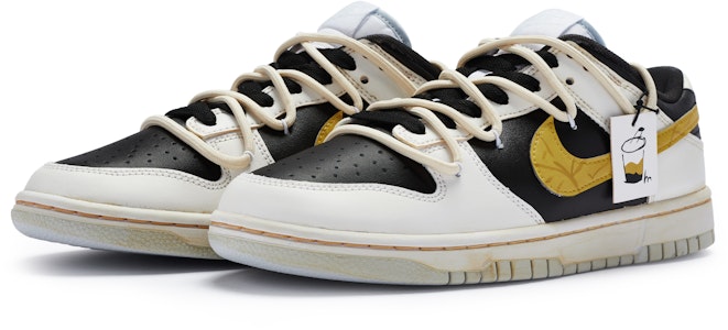 나이키 덩크 로우 '바나나 우유' (커스텀) DV0831-101(Team80-男款香蕉烤奶白黑黄) Lookbook 나이키 덩크 로우 '바나나 우유' (커스텀) DV0831-101(Team80-男款香蕉烤奶白黑黄)