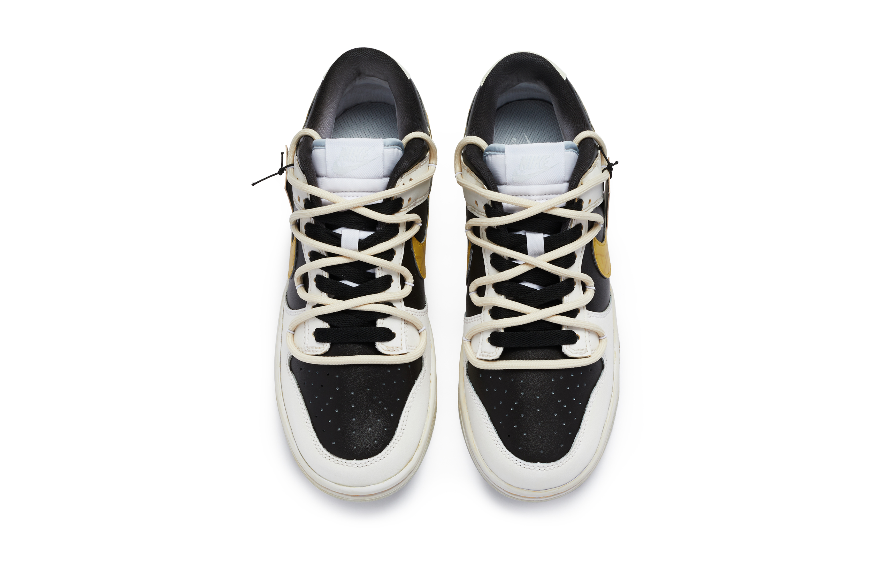 Shop [定制鞋] 耐克Dunk Low '香蕉牛奶' DH9765-102(Team80-女款香蕉烤奶白黑黄)