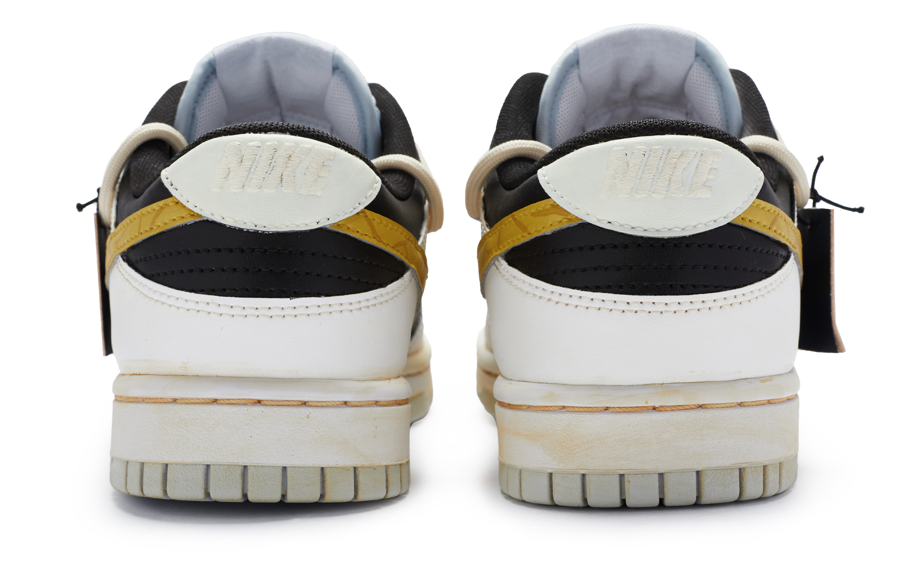 Purchase 나이키 덩크 로우 '바나나 우유' (커스텀) DV0831-101(Team80-男款香蕉烤奶白黑黄)