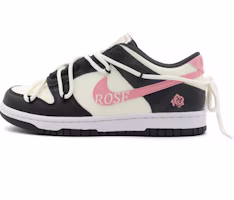 【定製球鞋】 Nike Dunk Low 玫瑰日記 芭比風 多巴胺 簡約百搭 防滑 低筒 板鞋 GS 黑粉 Buy 【定製球鞋】 Nike Dunk Low 玫瑰日記 芭比風 多巴胺 簡約百搭 防滑 低筒 板鞋 GS 黑粉