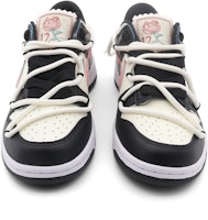 【定製球鞋】 Nike Dunk Low 玫瑰日記 芭比風 多巴胺 簡約百搭 防滑 低筒 板鞋 GS 黑粉 Shop 【定製球鞋】 Nike Dunk Low 玫瑰日記 芭比風 多巴胺 簡約百搭 防滑 低筒 板鞋 GS 黑粉