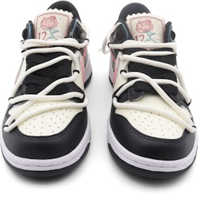 【定製球鞋】 Nike Dunk Low 玫瑰日記 芭比風 多巴胺 簡約百搭 防滑 低筒 板鞋 GS 黑粉 Shop 【定製球鞋】 Nike Dunk Low 玫瑰日記 芭比風 多巴胺 簡約百搭 防滑 低筒 板鞋 GS 黑粉