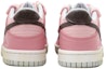 Shop 【訂製球鞋】 Nike Dunk Low OKHR 芭比粉 星星 漸變色 老化解構鞋帶 低筒 休閒鞋 GS 粉棕