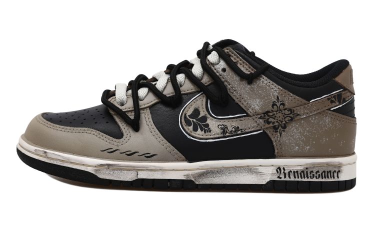 Buy [客製鞋] Nike Dunk Low『巴洛克解構黑褐色』 CW1590-100(Team拾玖-复古巴洛克S-BOX）