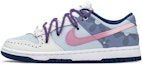 Buy 【定制球鞋】Nike Dunk Low FZBB 巴洛克 手繪噴繪 特殊禮盒 解構鞋帶 低幫 板鞋 GS 粉紫