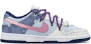 Order 【定制球鞋】Nike Dunk Low FZBB 巴洛克 手繪噴繪 特殊禮盒 解構鞋帶 低幫 板鞋 GS 粉紫