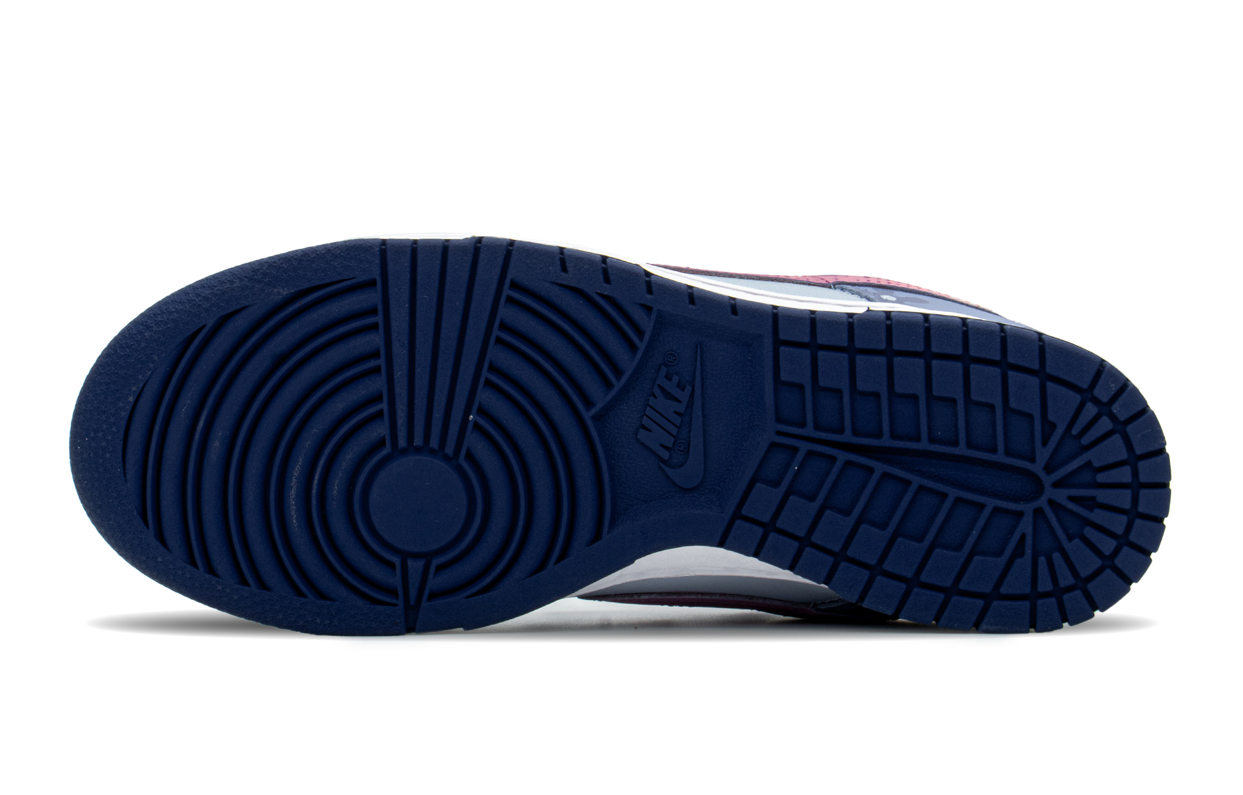 Shop 【定制球鞋】Nike Dunk Low FZBB 巴洛克 手繪噴繪 特殊禮盒 解構鞋帶 低幫 板鞋 GS 粉紫