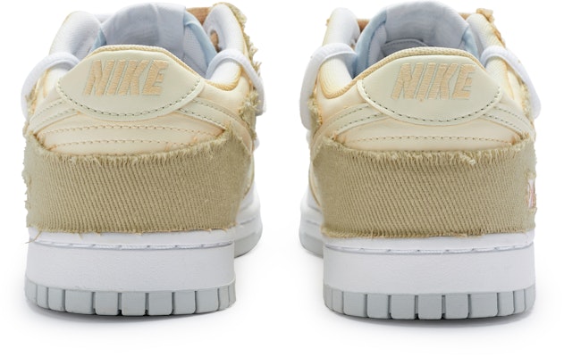 【訂製球鞋】 Nike Dunk Low 811製造 戰地天使 高級簡約 毛邊貼布 手繪噴繪 低筒 板鞋 GS 米黃白 Shop 【訂製球鞋】 Nike Dunk Low 811製造 戰地天使 高級簡約 毛邊貼布 手繪噴繪 低筒 板鞋 GS 米黃白