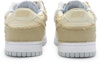 Shop 【訂製球鞋】 Nike Dunk Low 811製造 戰地天使 高級簡約 毛邊貼布 手繪噴繪 低筒 板鞋 GS 米黃白