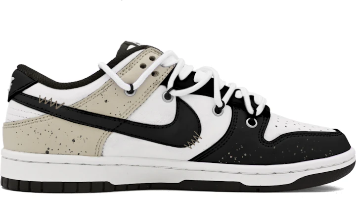 【定制球鞋】Nike Dunk Low 球鞋客 小熊 簡約 解構 低幫 板鞋 GS 黑棕 Order 【定制球鞋】Nike Dunk Low 球鞋客 小熊 簡約 解構 低幫 板鞋 GS 黑棕