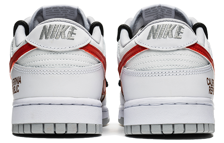 Shop [Kasut Custom] Nike Dunk Low 'Beer Star Deconstructed Putih Merah' DJ6188-003(TeamB-男款啤酒白红F-BOX)