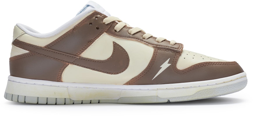 나이키 덩크 로우 '베이지 브라운 커스텀' (Nike Dunk Low 'Beige Brown Custom') DH9765-102(Team80-女款复古美高米白棕) Order 나이키 덩크 로우 '베이지 브라운 커스텀' (Nike Dunk Low 'Beige Brown Custom') DH9765-102(Team80-女款复古美高米白棕)