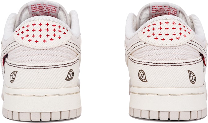 【定製球鞋】 Nike Dunk Low 校園風 時尚街頭 腰果花 紅標 復古 氧化做舊 低筒 板鞋 男款 米色 Shop 【定製球鞋】 Nike Dunk Low 校園風 時尚街頭 腰果花 紅標 復古 氧化做舊 低筒 板鞋 男款 米色