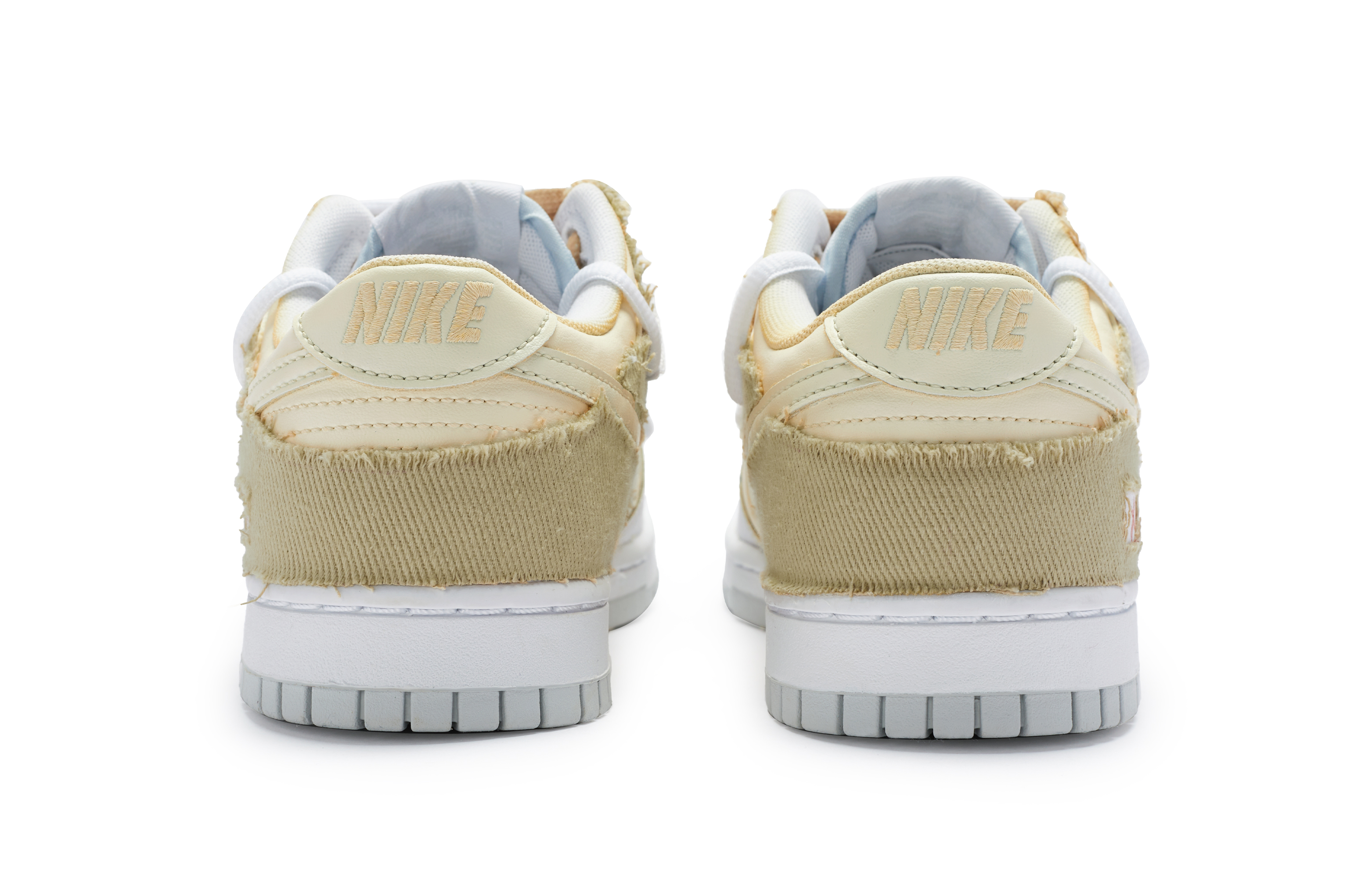 Shop [定制鞋款] 耐克Dunk低帮 '米白战地天使' DV0831-101(Team80-男款战地天使)